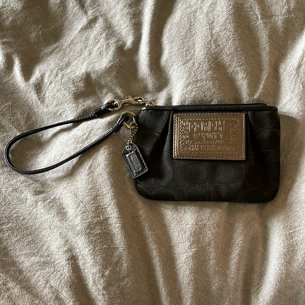 Like new, small, Coach wristlet